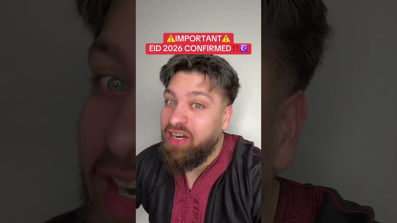 Ид аль-Фитр 2026 подтвержден&hellip;☪️😱 ВАЖНОЕ ВИДЕО‼️ #ислам #мусульманин #рамадан #ид #смешно #шорты