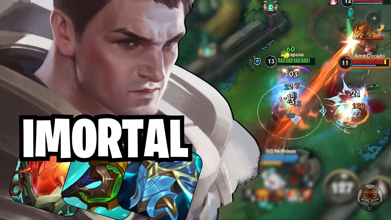 A BUILD MAIS CABULOSA DO GAREN - LoL Wild Rift Gameplay