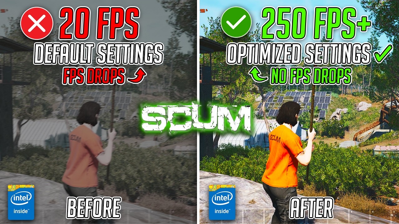 SCUM - How to Fix Lags, Stutter & BOOST FPS on ANY PC🔧