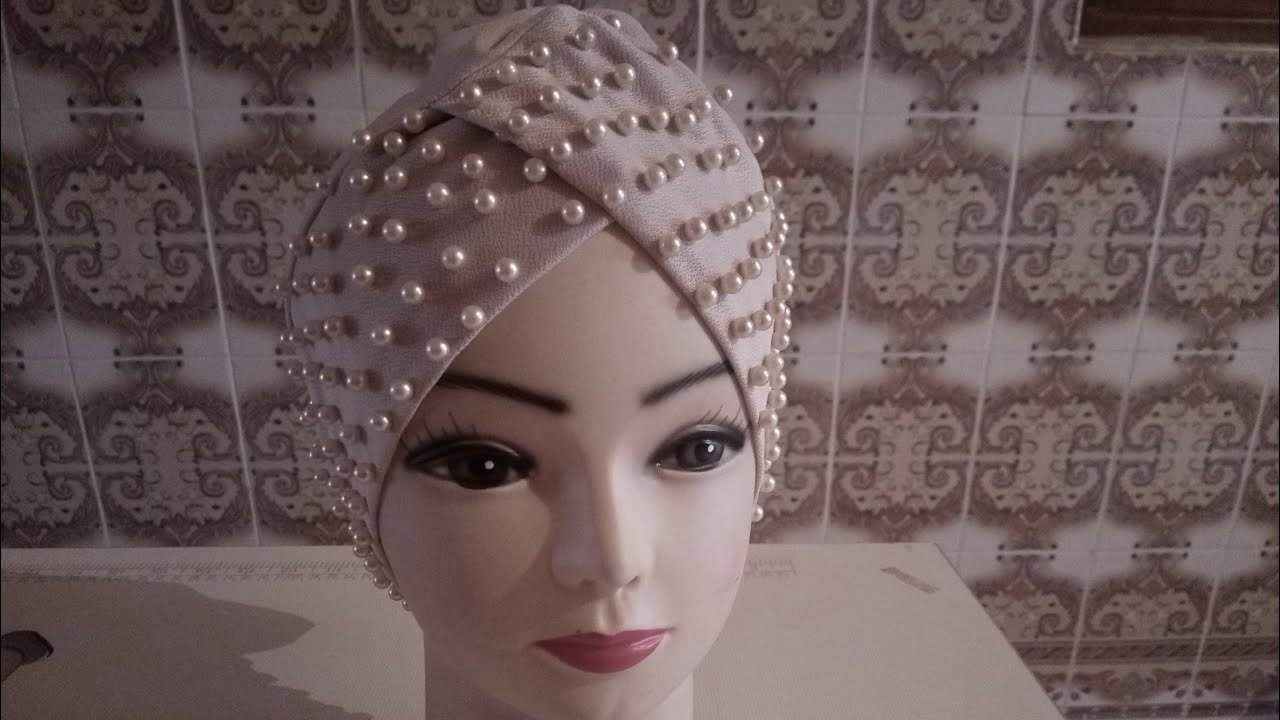مفاجأة للعرائس والمحجبات خياطة بوني للافراح والمناسبات // Diy easy turban