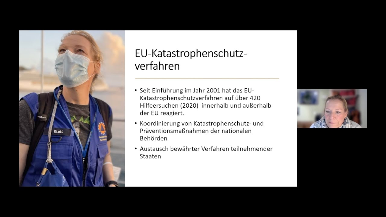 Europäischer Katastrophenschutz - wie funktioniert das? | Webinarreihe des VdF NRW