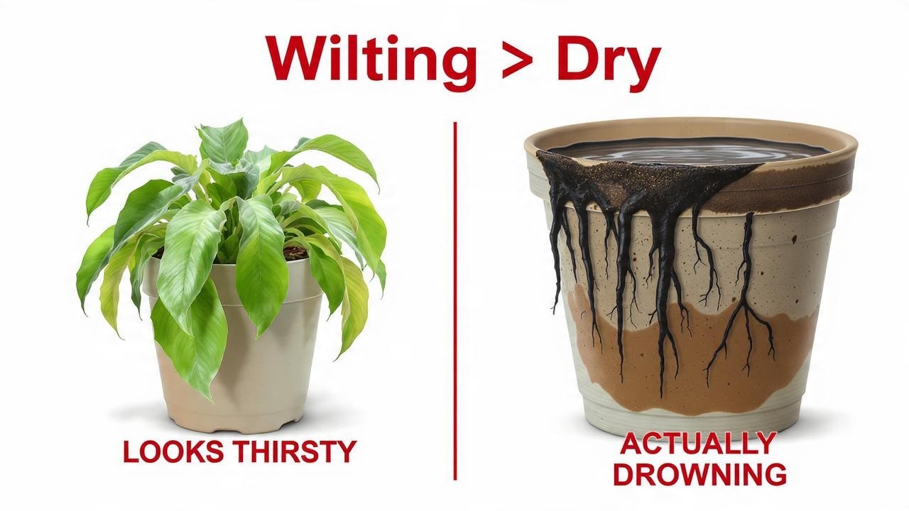 It’s Not Thirsty! Why Watering a Wilting Plant Is a Fatal Diagnosis
