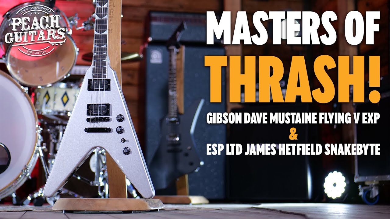 Мастера... ТРЕША! | НОВЫЕ Dave Mustaine Flying V и LTD James Hetfield Snakebyte от Gibson!