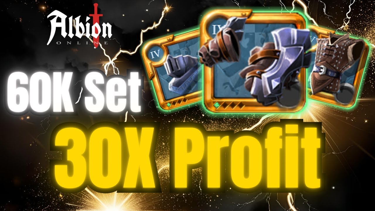 60K SET CHALLENGE | 🤑 3,000% PROFIT?! 🤑 | Albion Online Mist Battle Bracers