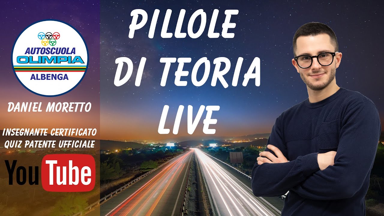 🔶 TEORIA LIVE - Tipologie di strade ( Ripasso)