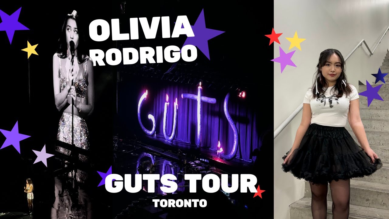 Olivia Rodirgo GUTS Tour in Toronto vlog (grwm, guts makeup inspired looks, fancams, etc..)