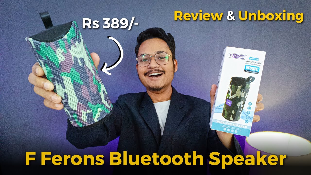 F Ferons Bluetooth Speaker Review & Unboxing | Should you buy F Ferons Bluetooth Speaker?