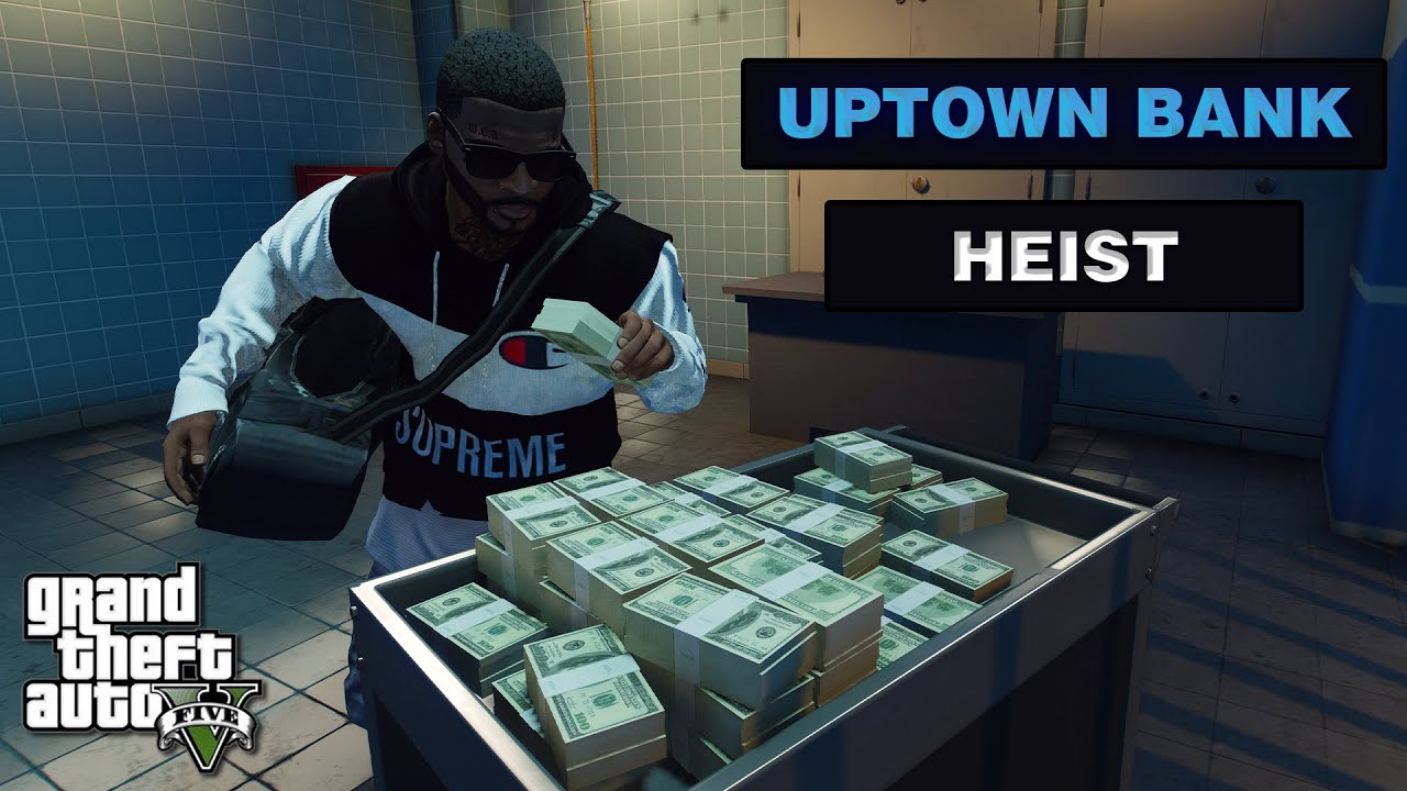 Как установить мод на Ограбление Подземного Банка в ГТА 5 / Uptown Bank Heist в GTA 5