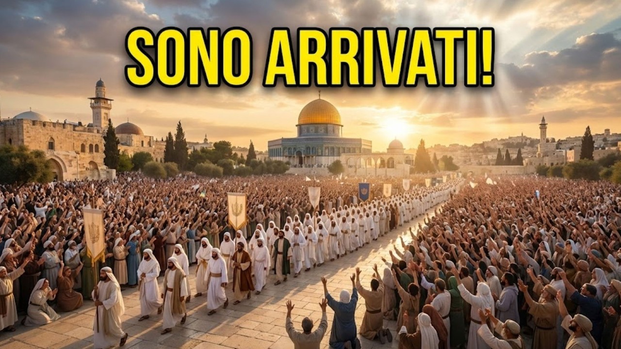 ORA 20:30 — Sono arrivati ora 🙏 Sta accadendo oggi a Gerusalemme