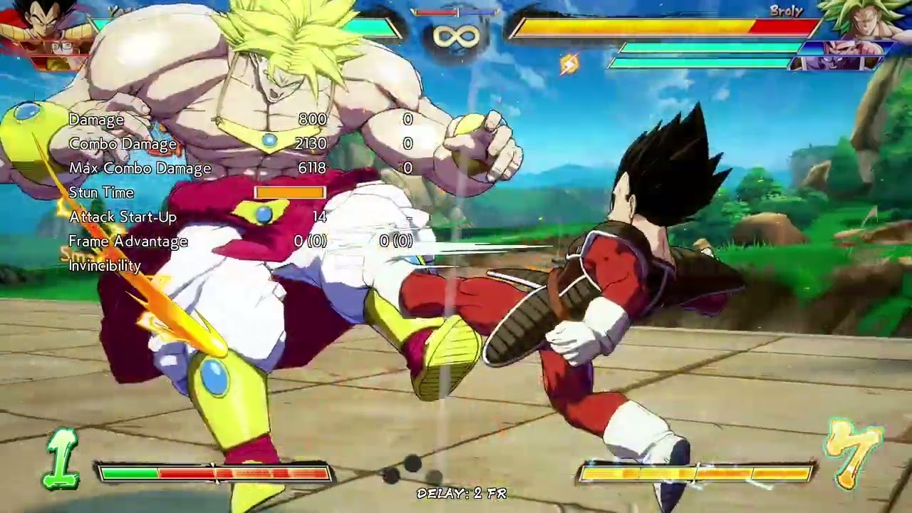 Base Vegeta 5H Rejump combo (Universal)