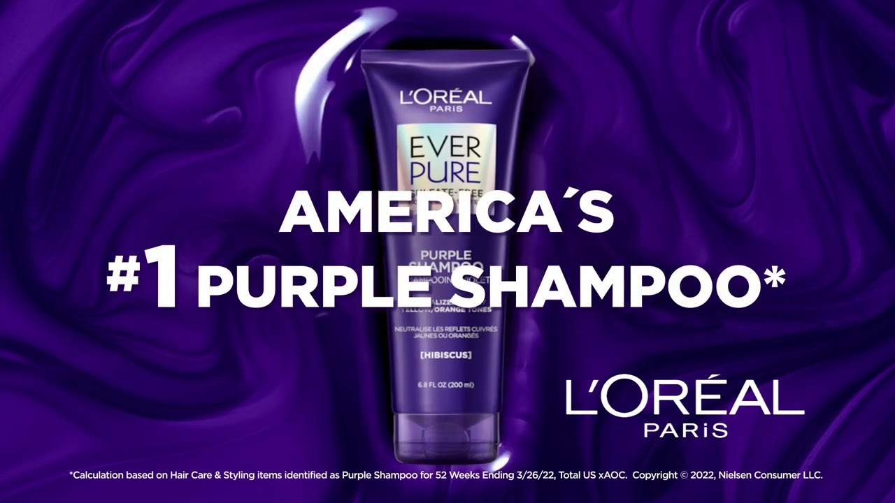 America&rsquo;s #1 Purple Shampoo: L&rsquo;Oreal Paris EverPure Purple Shampoo