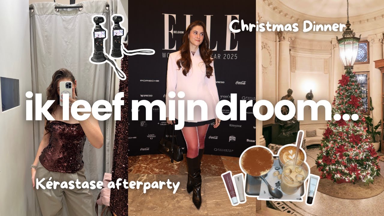 Mijn leven als CONTENT CREATOR: Christmas Dinner met INNO & Kérastase afterparty ✨🪩