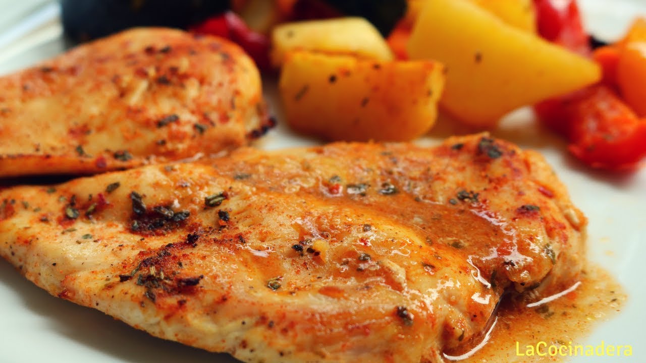 Receta: Cena Completa: Pechugas de Pollo al horno con Verduras - LaCocinadera