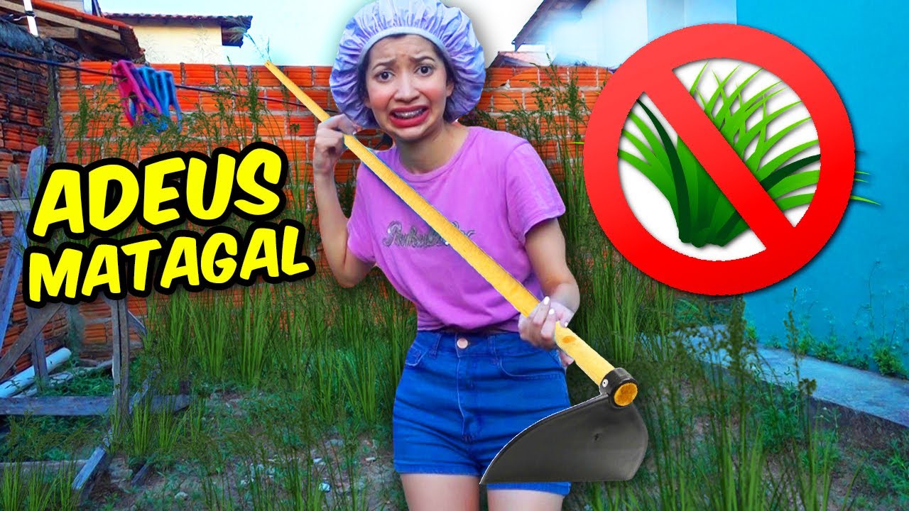 TENTEI CAPINAR MEU MATAGAL SOZINHA!