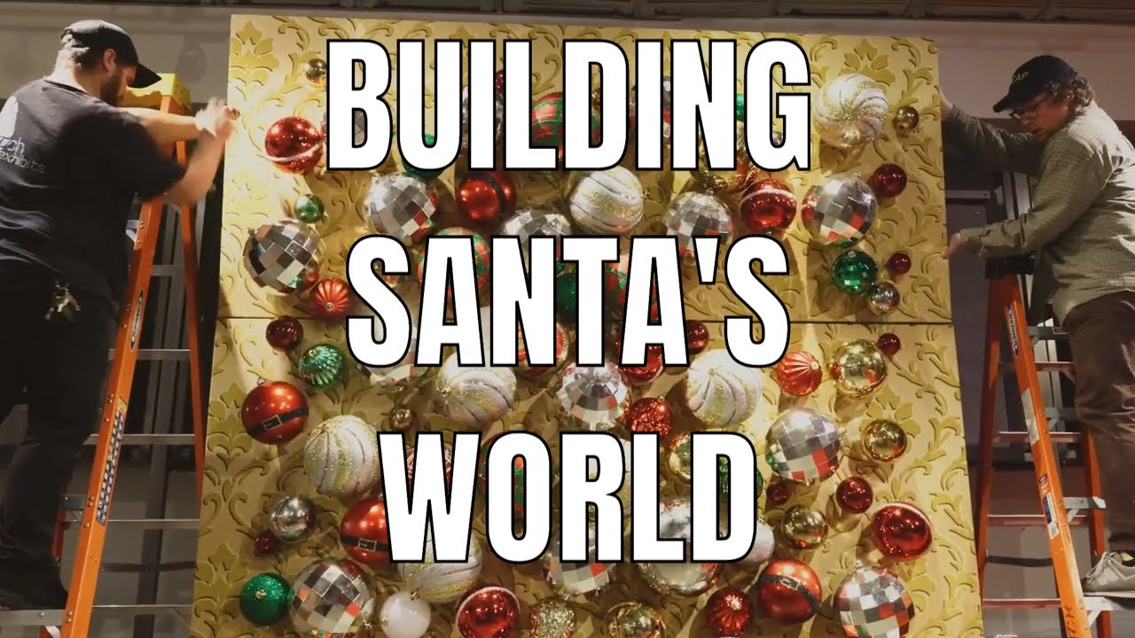 We Built Santa&rsquo;s World Inside a Mall
