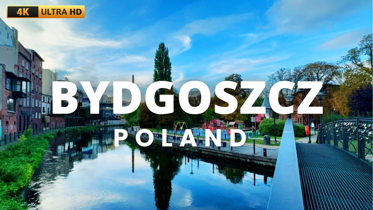 [4K] Bydgoszcz city Walking Tour ☀️ | Poland 🇵🇱