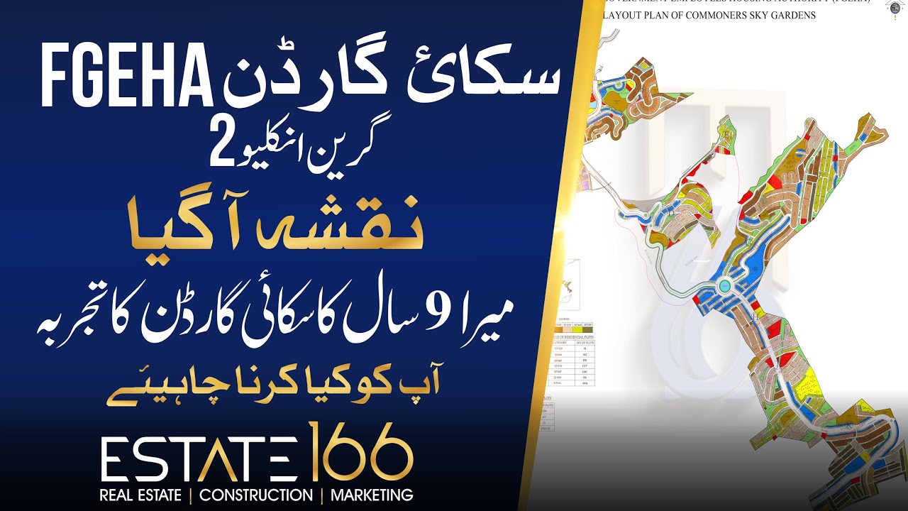 Sky Garden FGEHA | Map Arrived | 9 Years Experience of Sky Garden | By Ch. Akhtar Abbas Estate166
