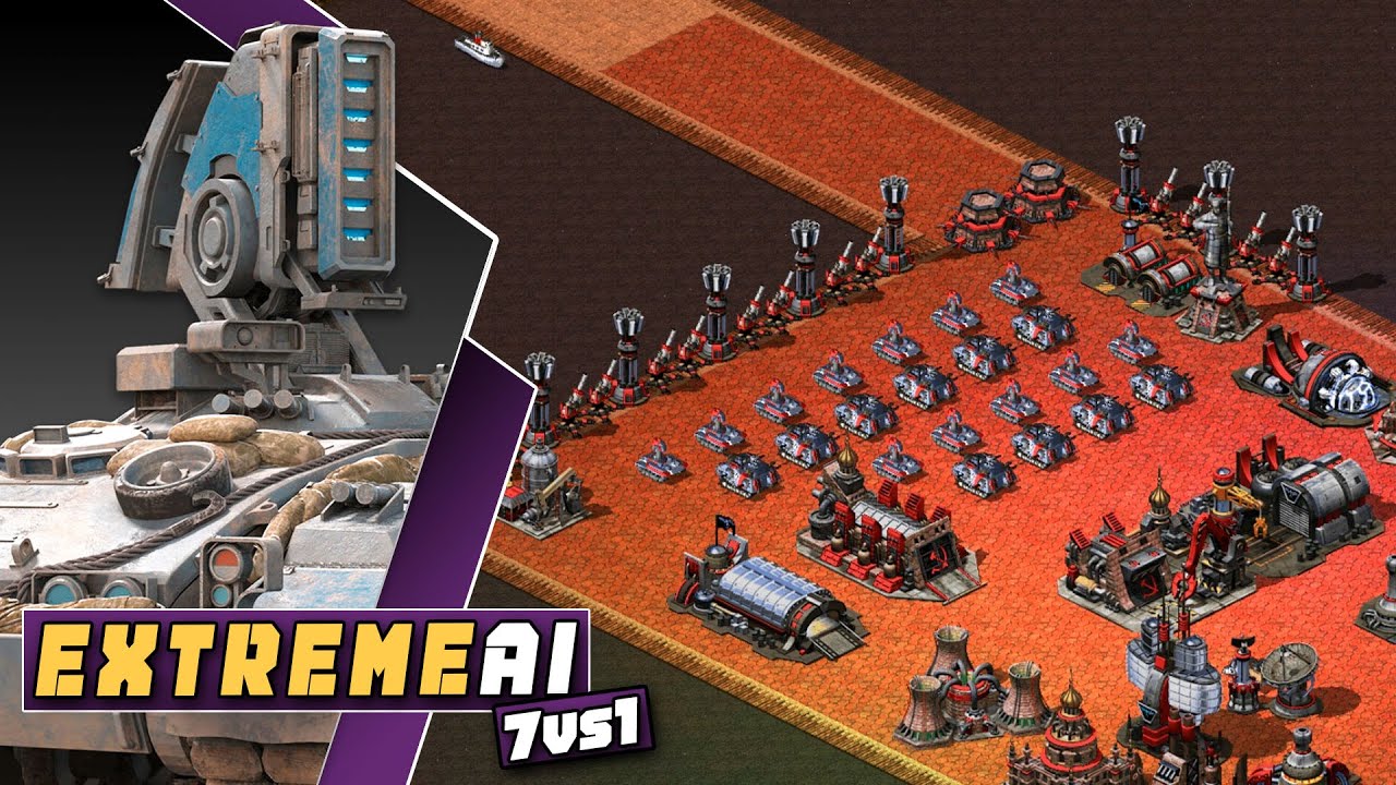 Как быстро уничтожить 7 экстремальных ИИ в Red Alert 2