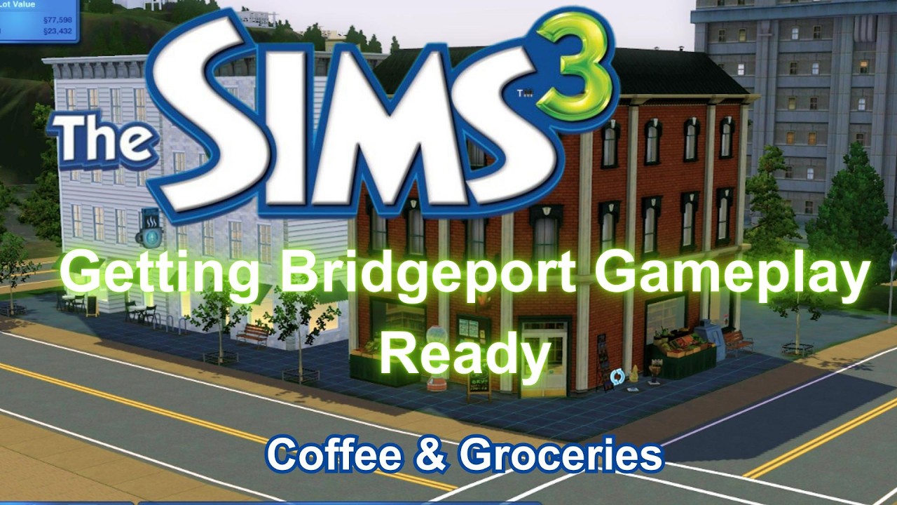 Building a Coffee Shop in Sims 3's Bridgeport
