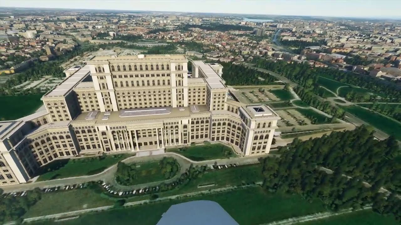 Bucharest (Romania) in Microsoft Flight Simulator 2020