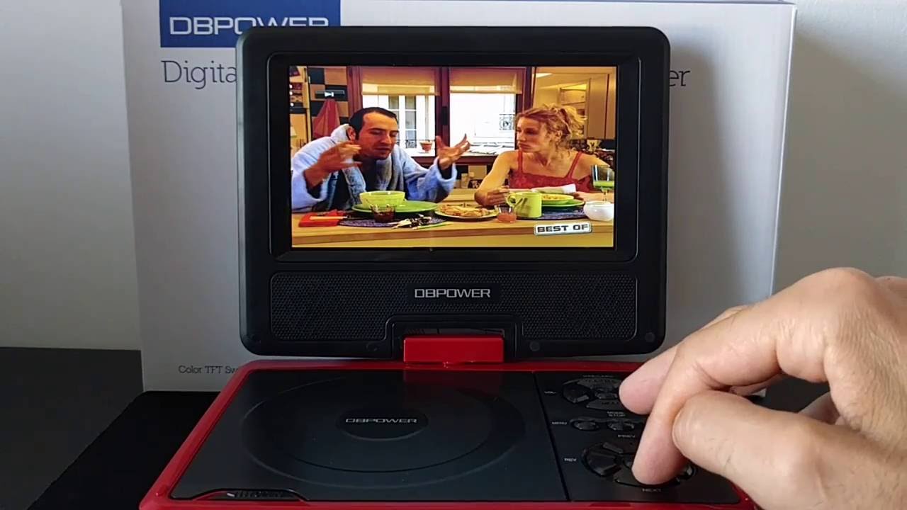 [FR] DBPower Lecteur DVD portable 7.5