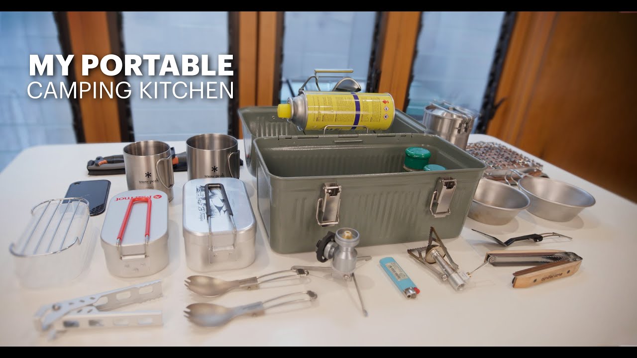 Portable Camping Kitchen | Stanley Lunchbox | ASMR | Camping Gear