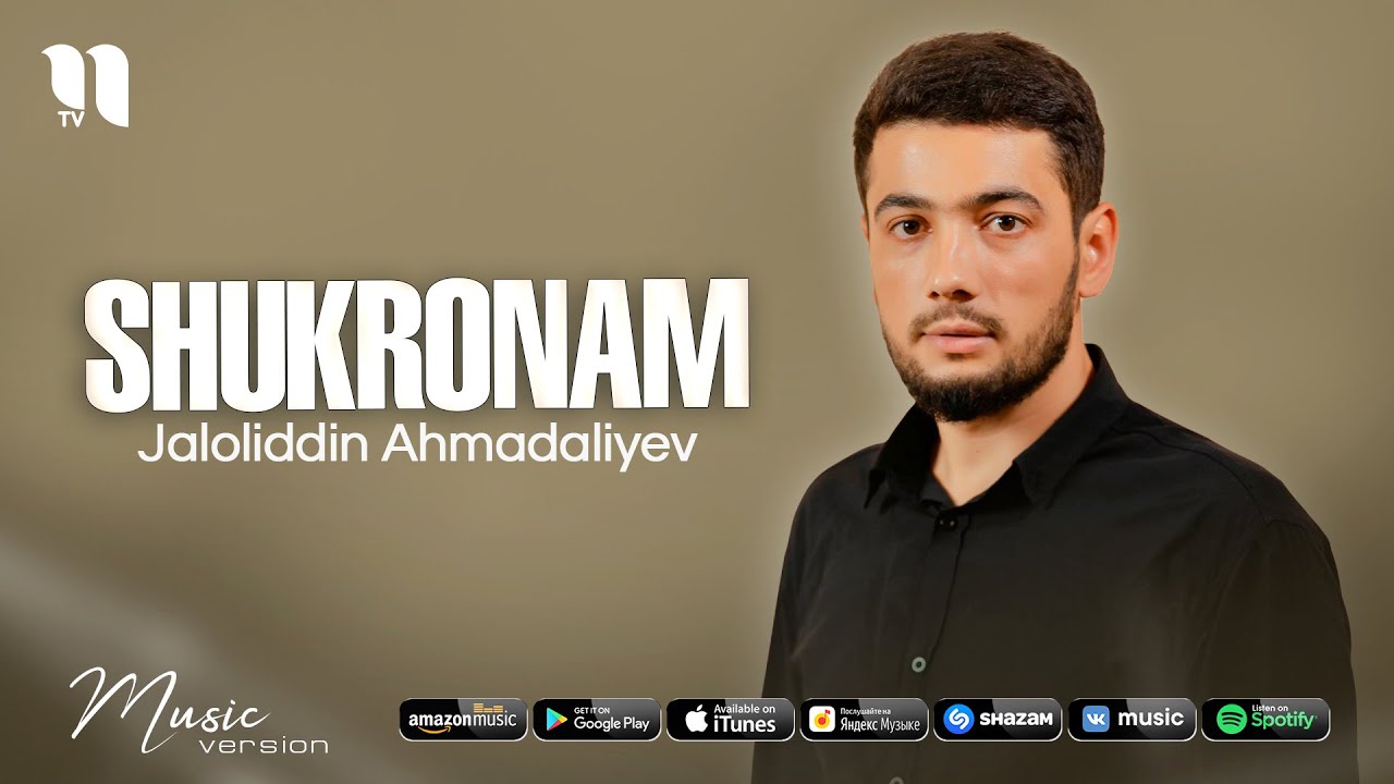 Jaloliddin Ahmadaliyev - Shukronam (jonli ijro 2021)
