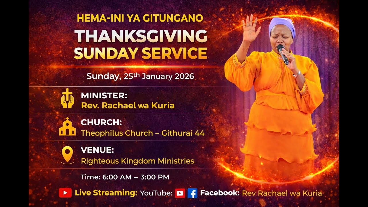 SUNDAY SERVICE 25th/DEC/2025@ The Righteous kingdom ministry