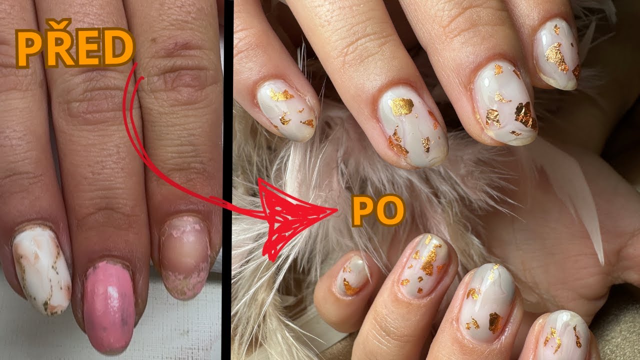 Odvážné a elegantní: Gelové Nehty s Mixem Materiálů
