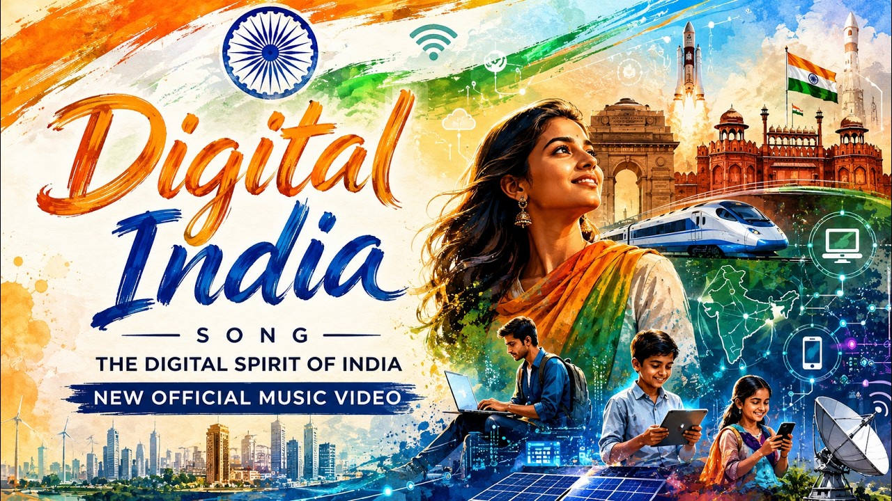 Digital India Song &ndash; The Digital Spirit of India | New Official Music Video | Vande Mataram 🇮🇳