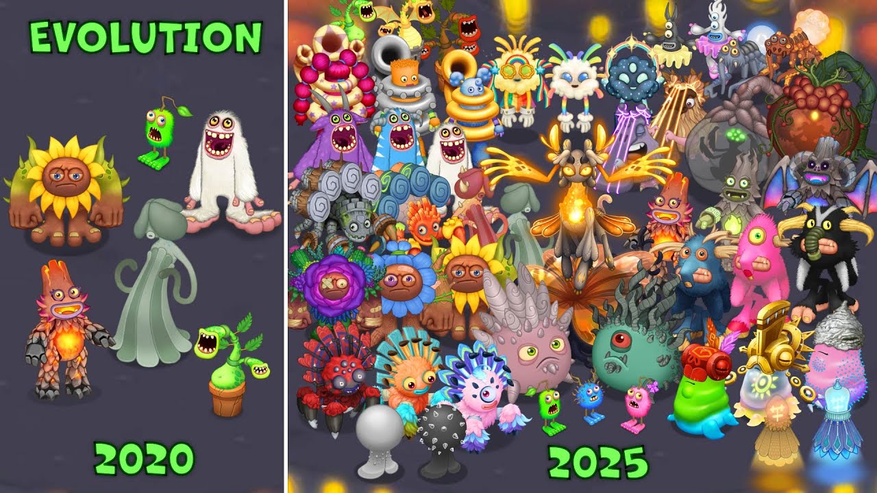 Light Island Evolution: Full Songs | My Singing Monsters