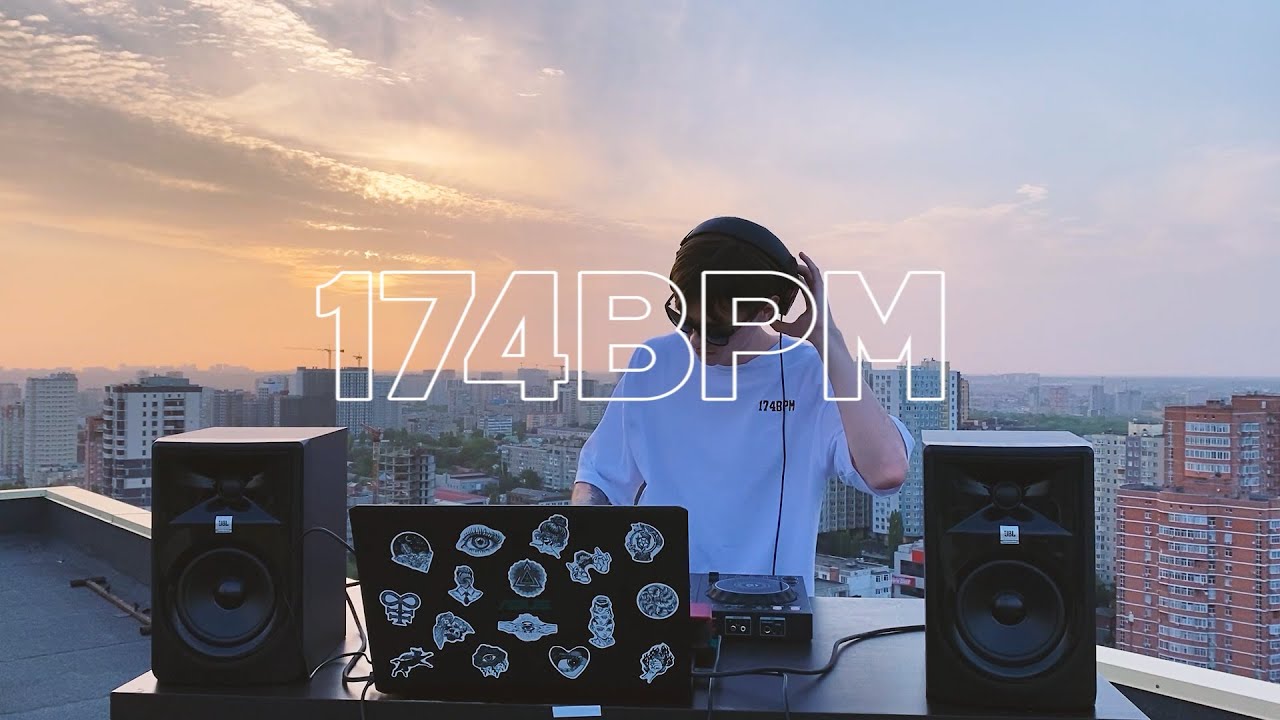 174bpm - Drum And Bass on the roof 2022 (DJ set)