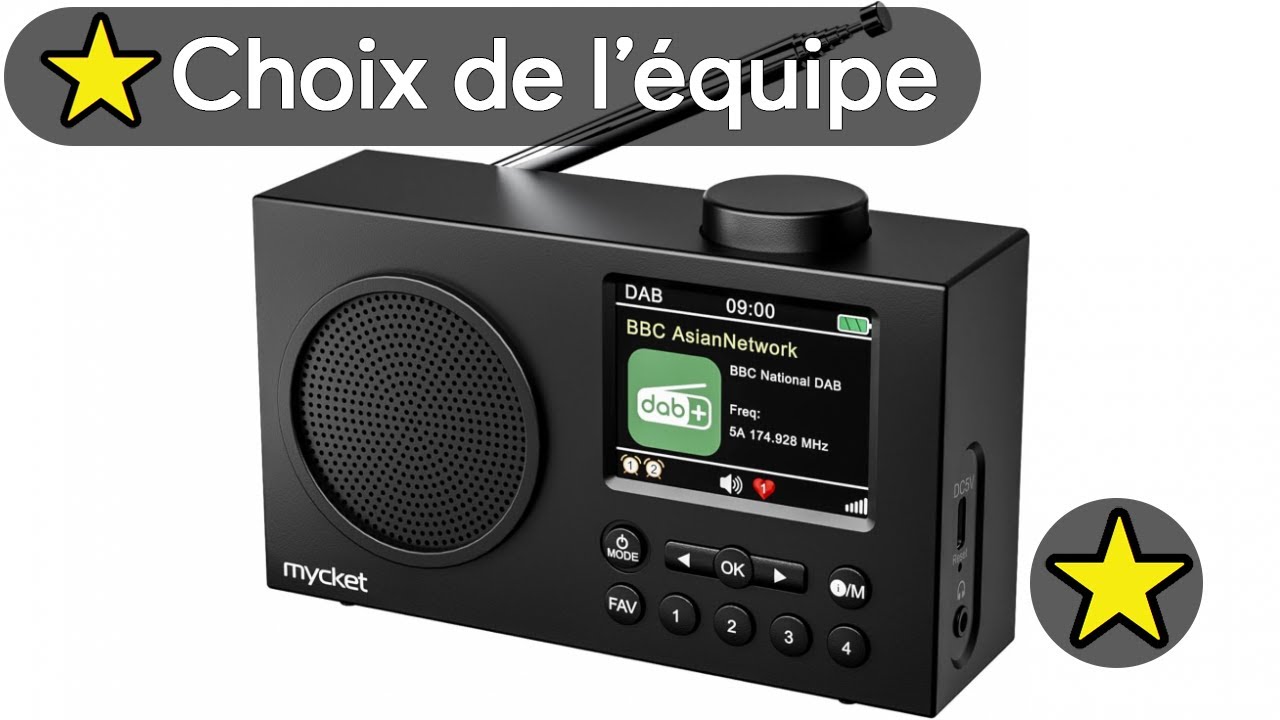 🏆 TOP 3 MEILLEUR RADIO DAB 2025 📻