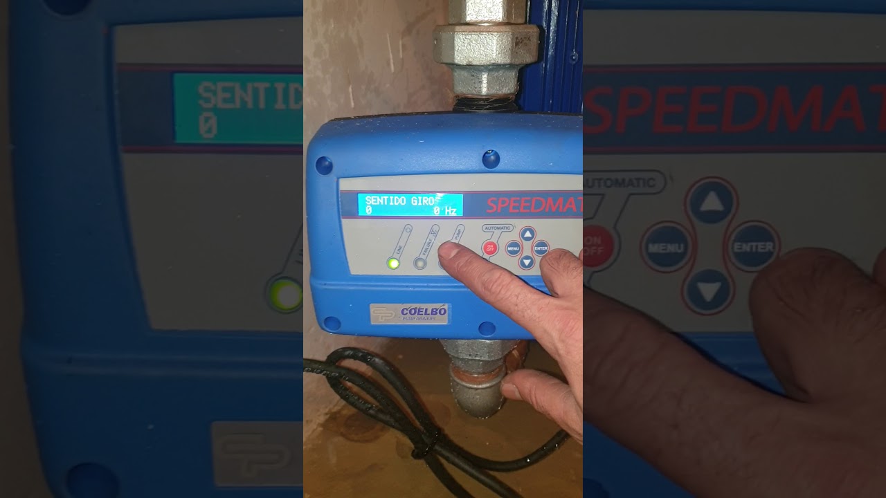 Instalacion grupo presión de agua con variador coelbo speedmatic 101110
