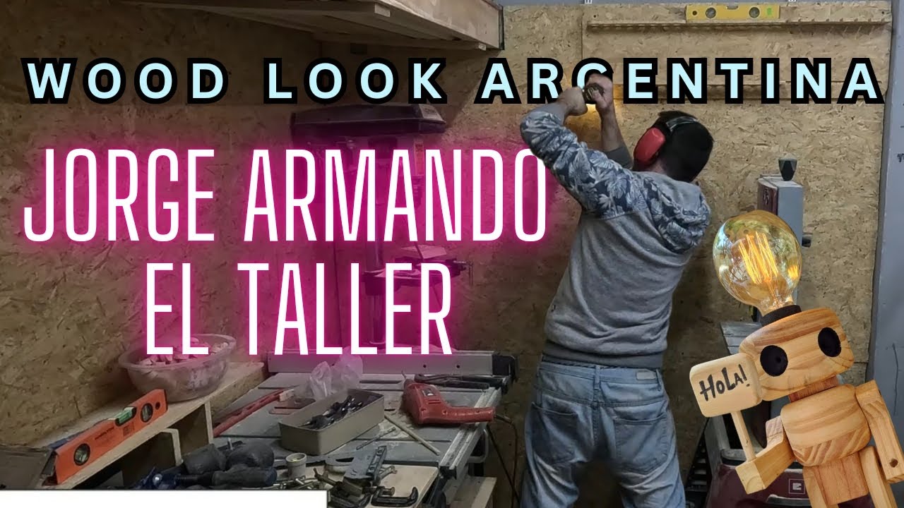 Armando el taller de carpinteria!