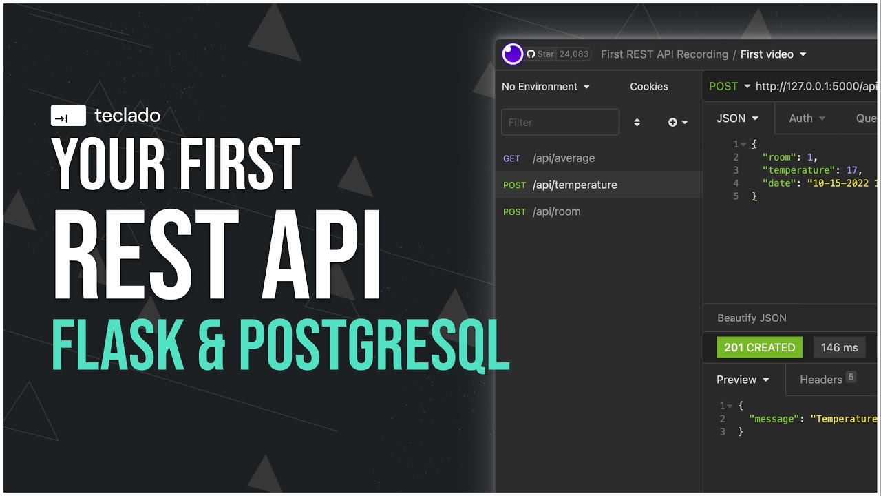 Создайте свой первый REST API с помощью Flask и PostgreSQL