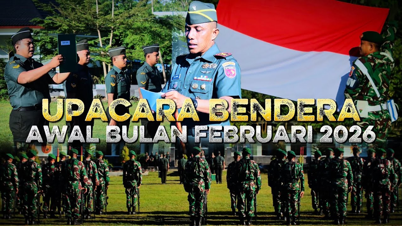 UPACARA BENDERA AWAL BULAN FEBRUARI 2026 | KODIM 1514/MOROTAI