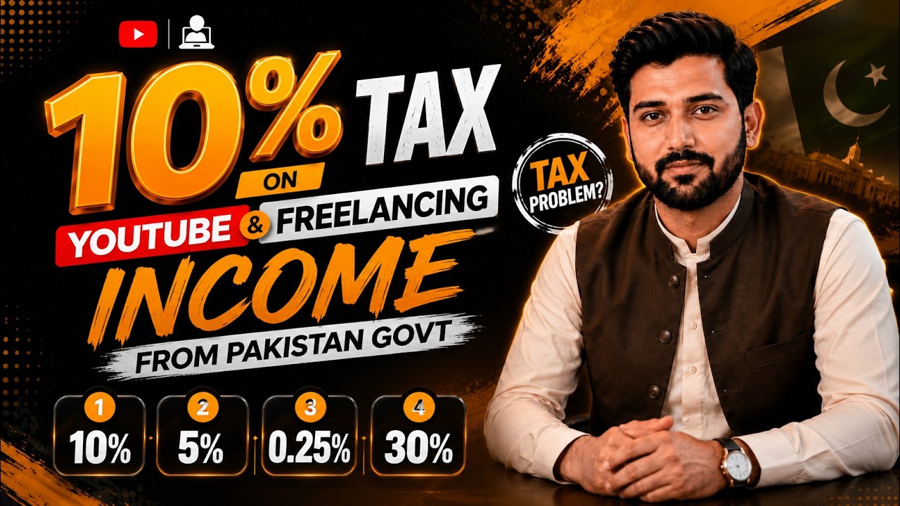 Pakistan YouTube Tax Update 2026 | 10% Tax on YouTube Income? Best Bank & WHT Explained