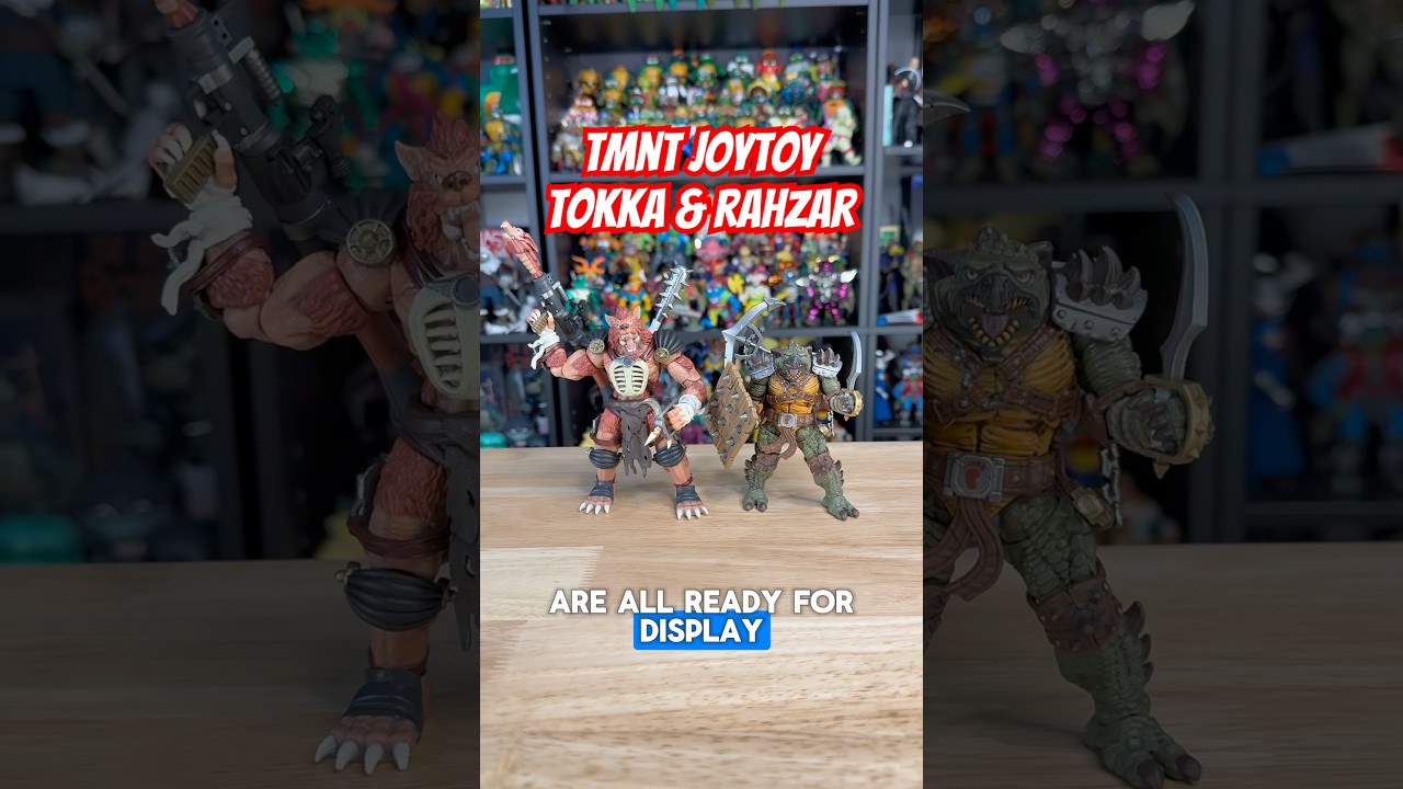 Pre-fight doughnuts are no match for Tokka & Rahzar! New Joytoy TMNT toys #tmnt #toys #collection
