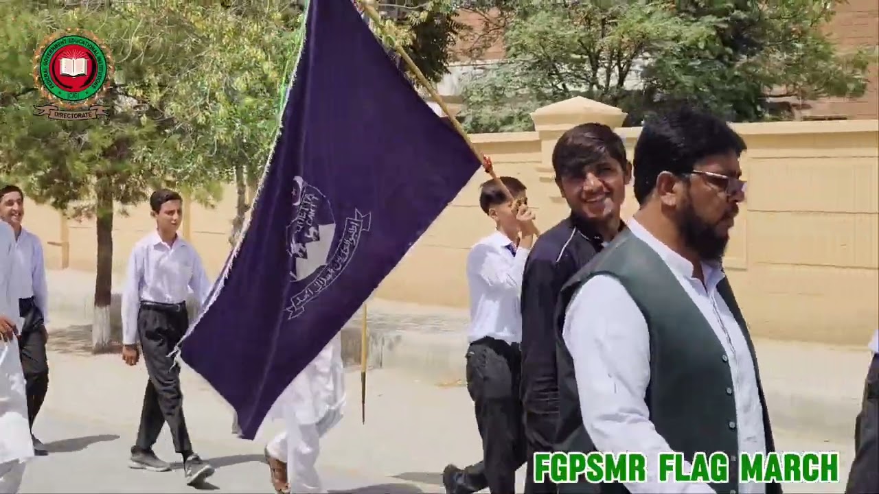 Independence Day Flag March FG Public School Madrassa Road Quetta Cantt 