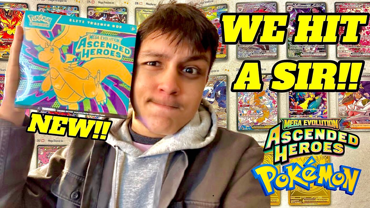 OPENING THE NEW ASCENDED HEROES ETB (We got a big hit ) 