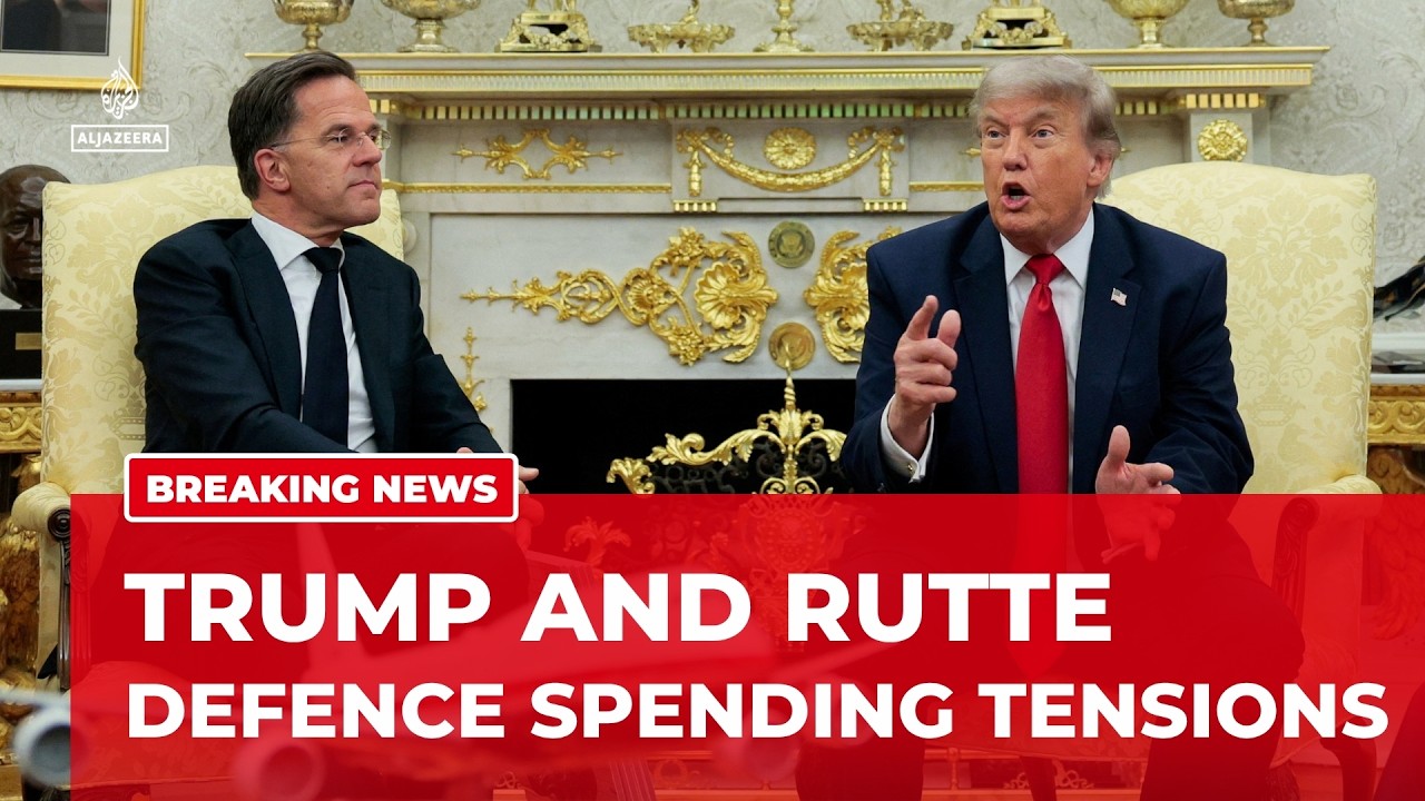 Trump meets NATO chief Rutte at White House amid tensions over Europe defence burden