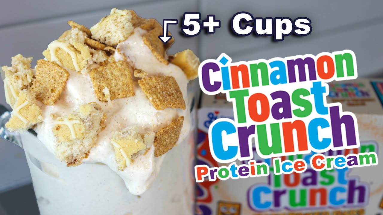 Cinnamon Toast Crunch PROTEIN ICE CREAM V2 I High Protein, Low Calorie | Greg Doucette Inspired