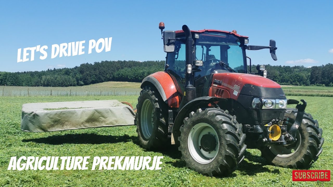 Let’s Drive CASE LUXXUM 120 - POV Grass Mowing | Sečení trávy | Koszenie trawy | Košnja trave