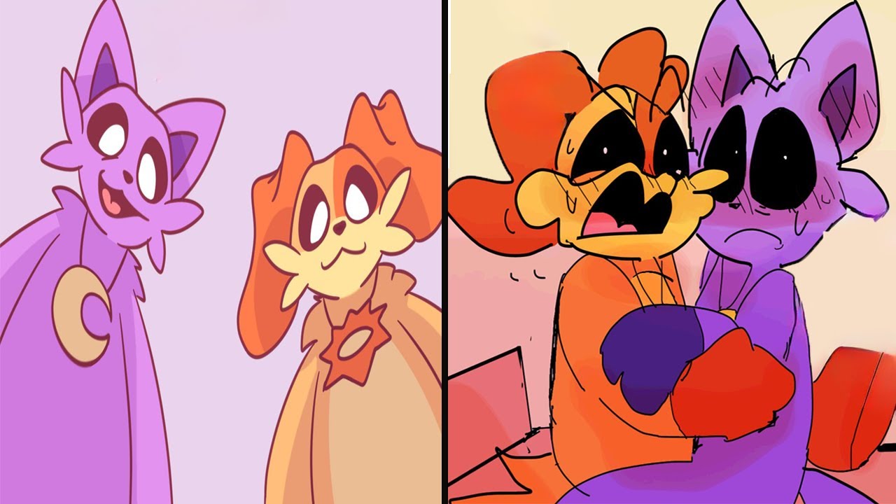 Catnap x Dogday Who is Cute Guy ? | Poppy Playtime Chapter 3 Comic Dub