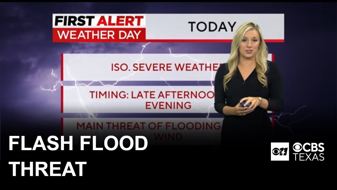 Heavy rain, isolated storms bring flash flooding threat to North Texas