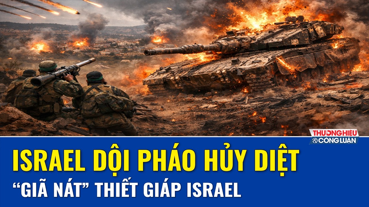 Đòn thù tàn khốc: Hezbollah dội bão lửa, chặn đứng thiết giáp Israel tại “chảo lửa” Khiam