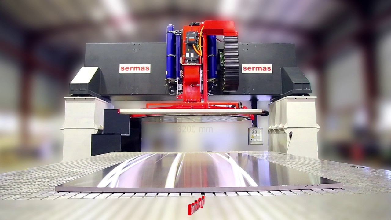 15 [SERMAS® 011780] Milling machine for Al plate production