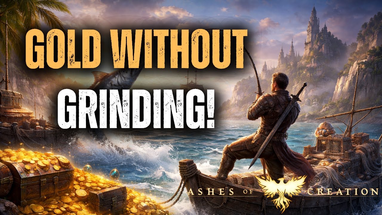 This Is the Most Fun Way to Make Gold in Ashes of Creation (Sport Fishing)