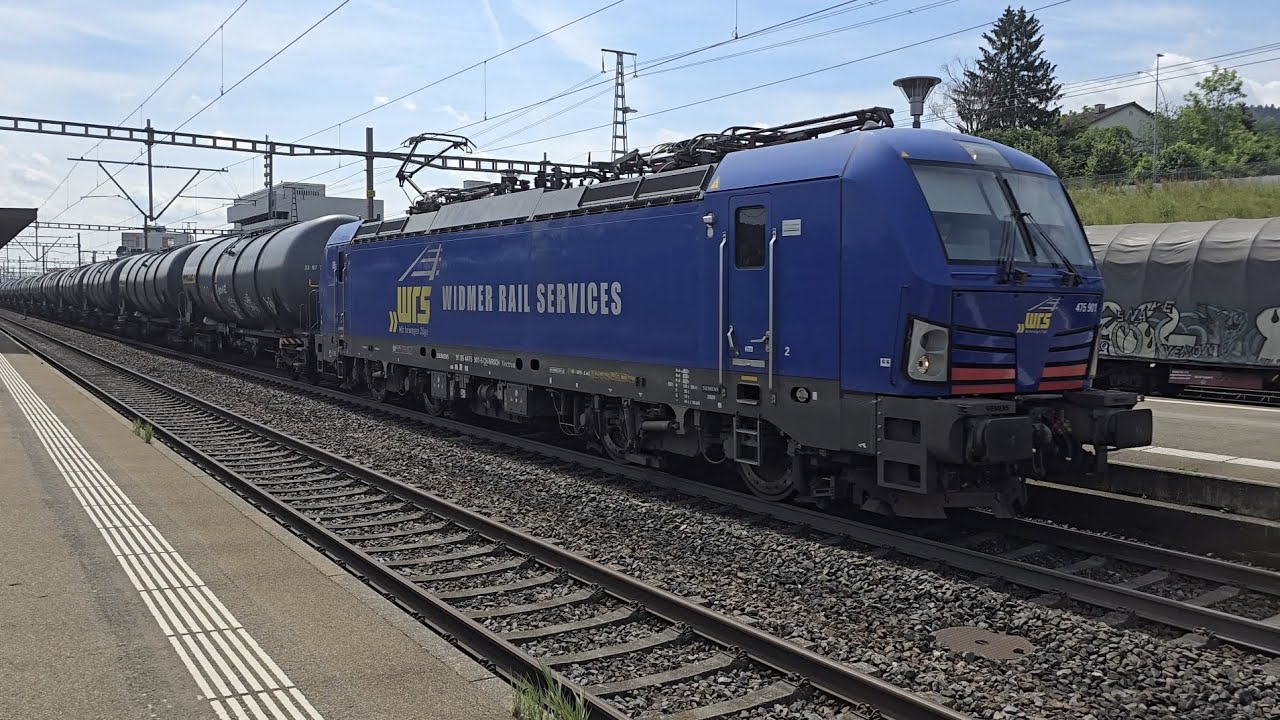 Güterzüge Durchfahrt Killwangen #eisenbahn #train #trainspotting #zug #fy #sbb #güterzug